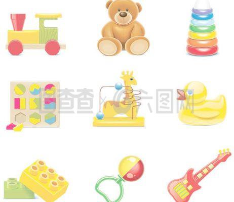 童趣的色彩 兒童玩具圖標(biāo)圖片的創(chuàng)意與意義